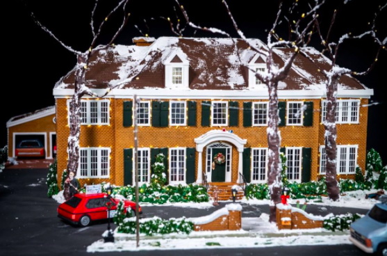 The ‘Home Alone’ House Was Recreated Into A Gingerbread House