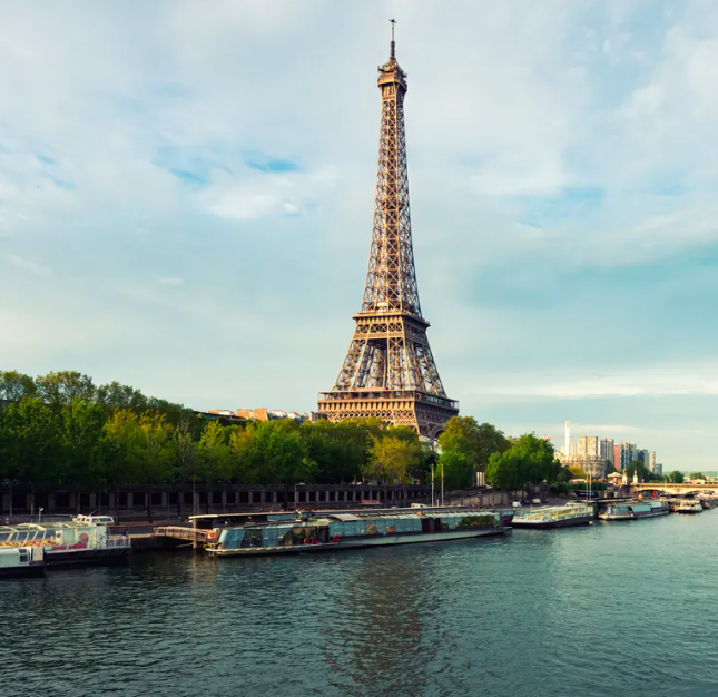 The Eiffel Tower Is Being Painted Gold For The 2024 Olympics