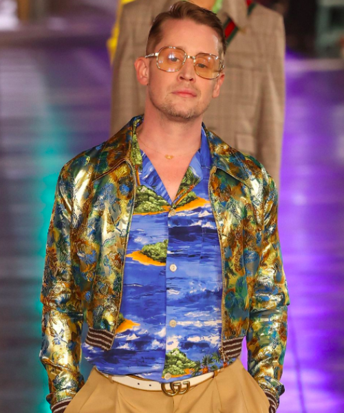 Macaulay Culkin Is Now A Gucci Runway Model