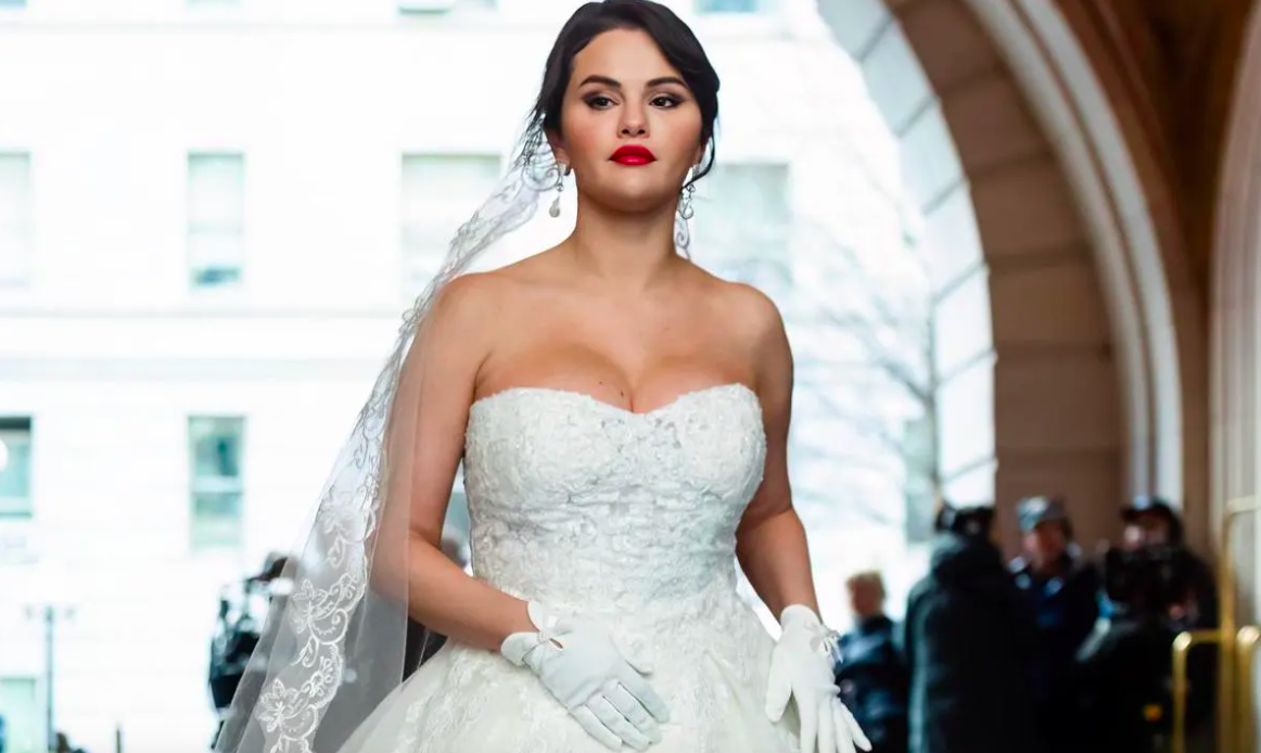 Selena Gomez Stuns In Wedding Dress On Set Of ‘Only Murders In The Building’