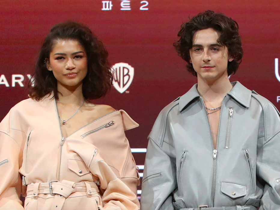 Zendaya And Timothée Chalamet Wear His-And-Hers Jumpsuits
